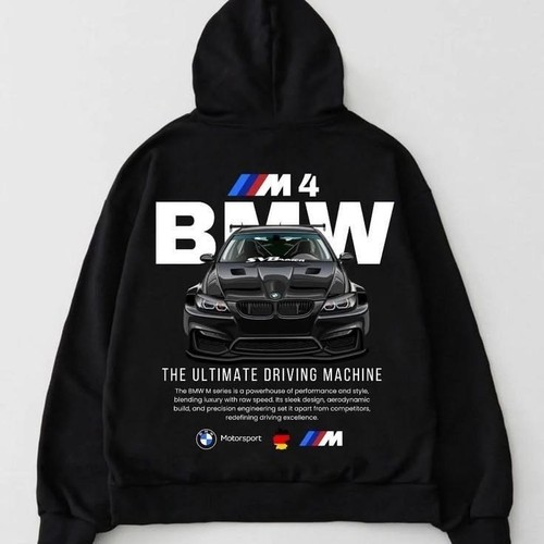 Bmw motorsport hoodie back - bmw,