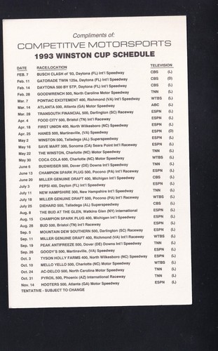 1993 nascar winston - 1993,