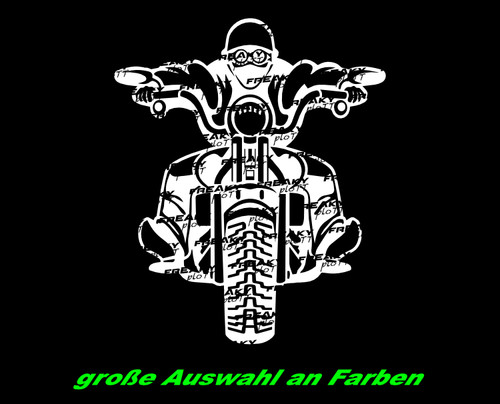 Motorrad bike aufkleber auto - bike,