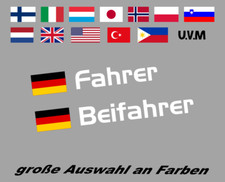 2x NAME & FLAGGE 12mm