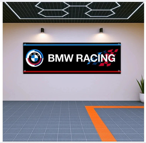 Bmw motorsport flag - bmw, banner