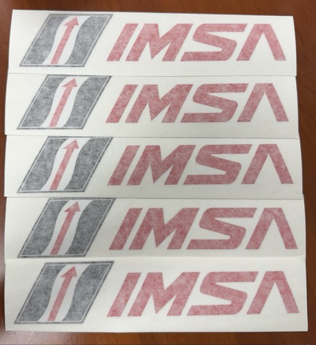 Official imsa stickers - imsa,