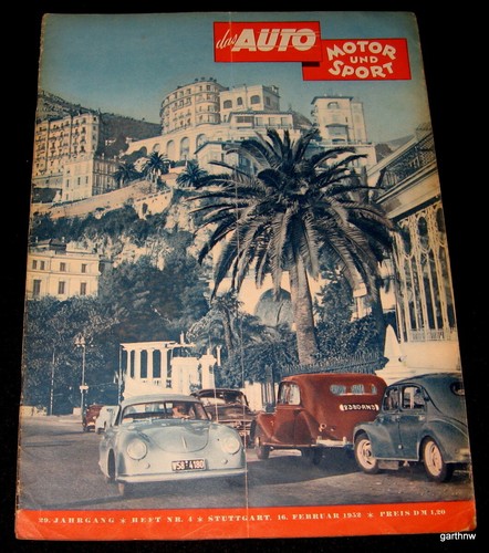Monte carlo rally 1952 - carlo,