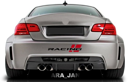 Racing decal sticker - racing,