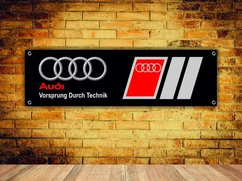 Audi racing banner car - racing,
