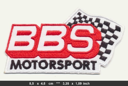 Bbs motorsport aufnäher - bbs,