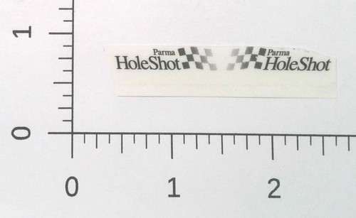 Black parma holeshot - holeshot, flag