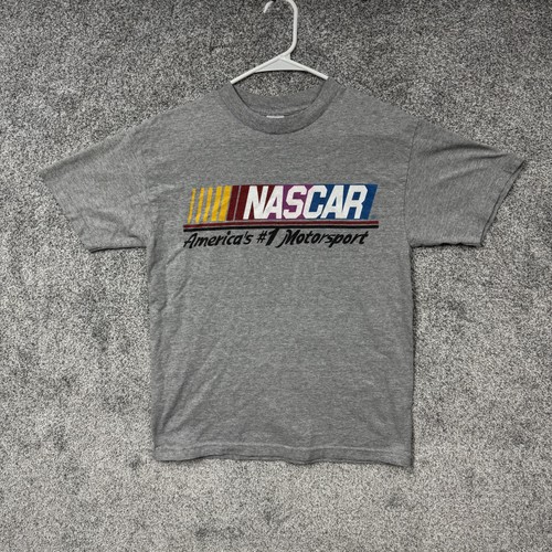 Nascar shirt mens medium gray - mens,