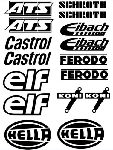 Motorsport sponsors car - , decal