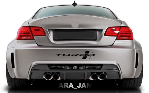 Turbo sport car sticker decal - sport,
